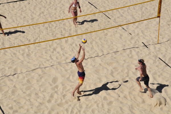 beach volley al mare